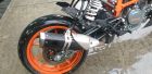 SILENCIADOR TRASERO KTM 125 DUKE Motor 125 cm3 - 11 kW